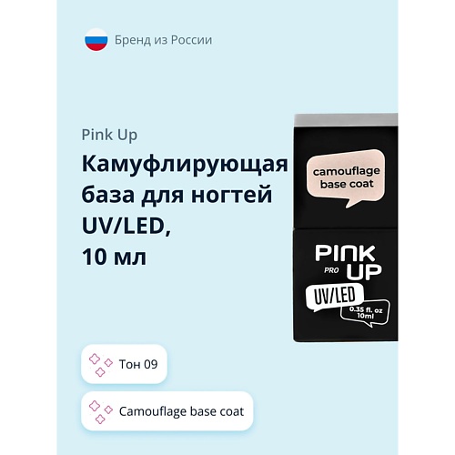 Где купить PINK UP Камуфлирующая база для ногтей UV/LED PRO Pink Up 