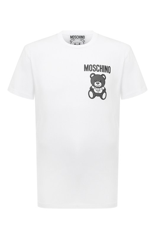 Где купить Хлопковая футболка Moschino Moschino 