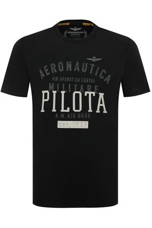 Хлопковая футболка Aeronautica Militare