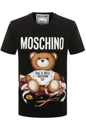 Хлопковая футболка Moschino