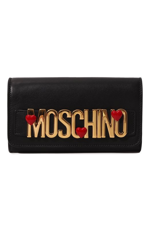 Где купить Кожаный кошелек на цепочке Moschino Moschino 