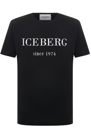 Хлопковая футболка Iceberg