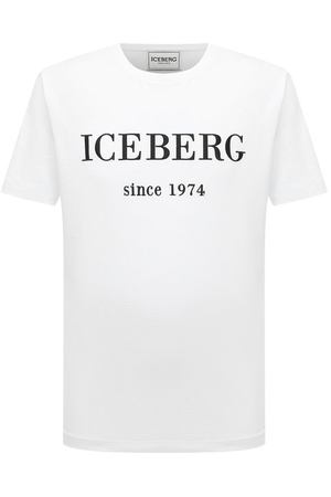 Хлопковая футболка Iceberg