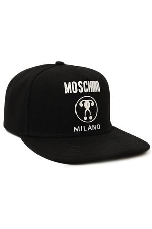 Хлопковая бейсболка Moschino