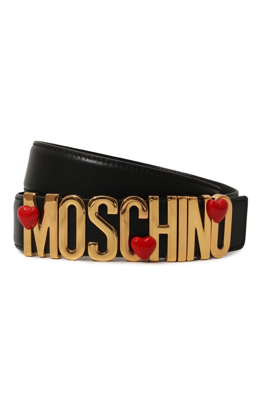 Где купить Кожаный ремень Moschino Moschino 