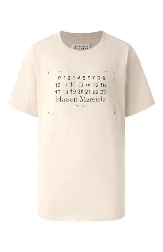 Где купить Хлопковая футболка Maison Margiela Maison Margiela 