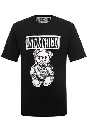 Хлопковая футболка Moschino