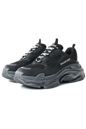 Комбинированные кроссовки Triple S Balenciaga