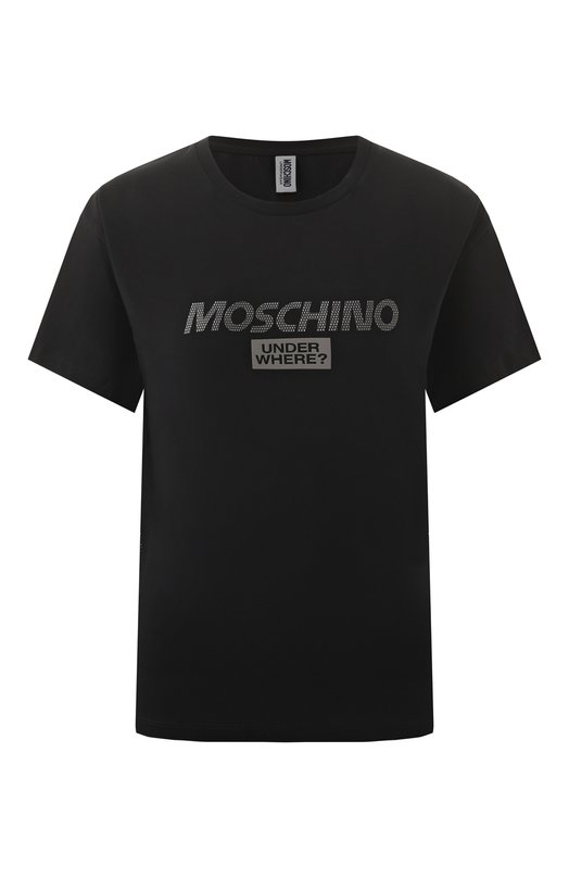 Где купить Хлопковая футболка Moschino Moschino 