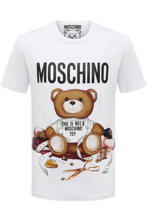 Хлопковая футболка Moschino