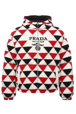 Пуховик из шерсти и кашемира Prada