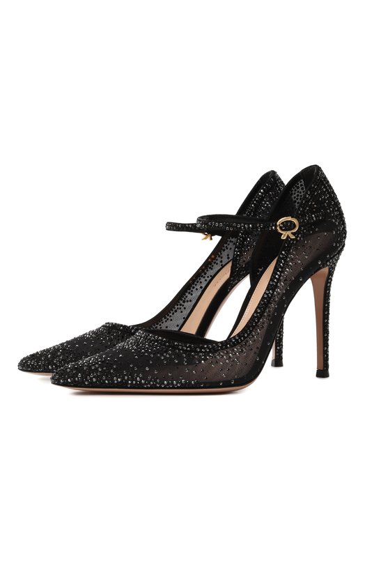 Где купить Текстильные туфли Rania Mary Jane 105 Gianvito Rossi Gianvito Rossi 