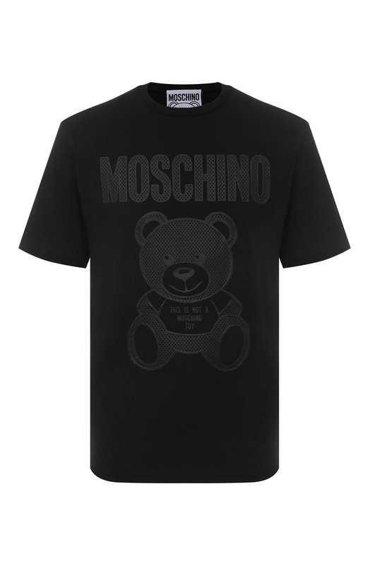 Где купить Хлопковая футболка Moschino Moschino 