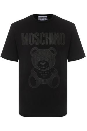 Хлопковая футболка Moschino