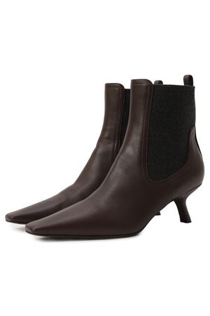 Кожаные ботильоны Brunello Cucinelli