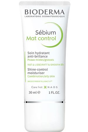 BIODERMA Мат контроль крем матирующий увлажняющий для жирной и комбинированной кожи лица Sebium 30.0