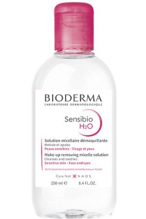 BIODERMA Мицеллярная вода для очищения нормальной и чувствительной кожи лица Sensibio H2O 250.0