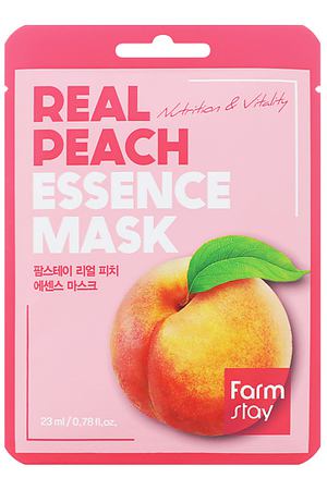 FARMSTAY Маска для лица тканевая с экстрактом персика Real Peach Essence Mask