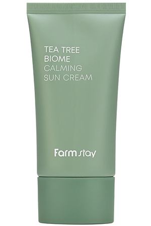 FARMSTAY Крем для лица солнцезащитный с экстрактом чайного дерева Tea Tree Biome Calming Sun Cream SPF50+/PA++++