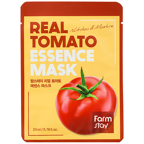 Где купить FARMSTAY Маска для лица тканевая с экстрактом томата Real Tomato Essence Mask FarmStay 