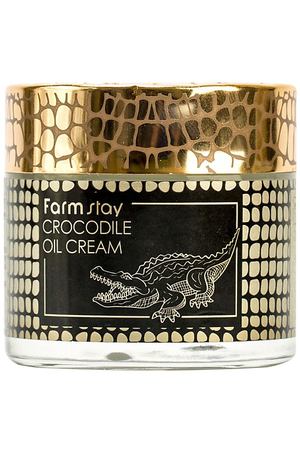 FARMSTAY Крем для лица питательный с жиром крокодила Crocodile Oil Cream