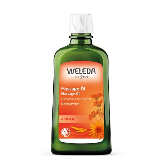 Где купить WELEDA Массажное масло с арникой, для всех типов кожи 200.0 Weleda