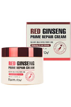 FARMSTAY Крем для лица Восстанавливающий с экстрактом красного женьшеня Red Ginseng Prime Repair Cream