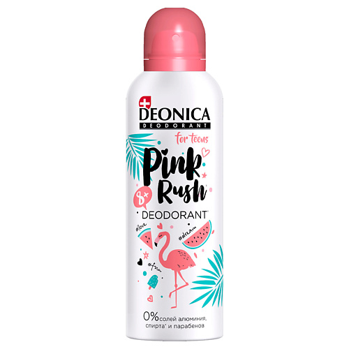 Где купить Deonica DEONICA Антиперспирант PINK RUSH FOR TEENS 125.0 Deonica 