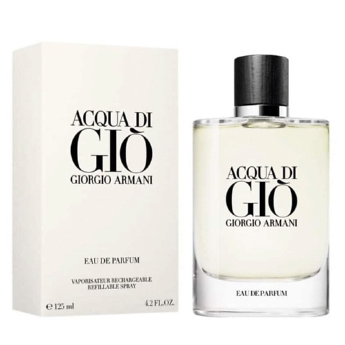 Где купить GIORGIO ARMANI Мужская парфюмерная вода Acqua Di Gio, перезаполняемый флакон 125.0 Giorgio Armani 