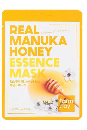 FARMSTAY Маска для лица тканевая с экстрактом мёда Real Manuka Honey Essence Mask