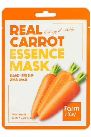 FARMSTAY Маска для лица тканевая с экстрактом моркови Real Carrot Essence Mask