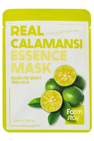 FARMSTAY Маска для лица тканевая с экстрактом каламанси Real Calamansi Essence Mask