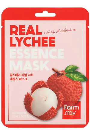 FARMSTAY Маска для лица тканевая с экстрактом личи Real Lychee Essence Mask