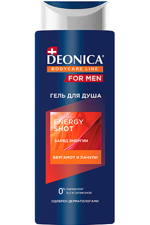 Deonica DEONICA FOR MEN Гель для  душа Energy Shot 250.0