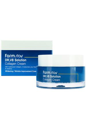 FARMSTAY Крем для лица с коллагеном DR.V8 Solution Collagen Cream