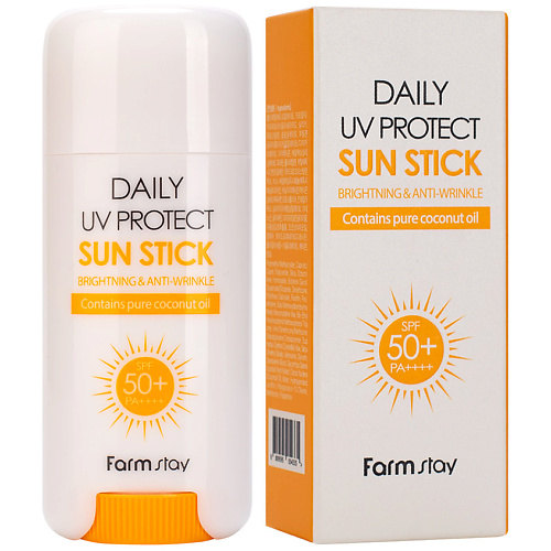 Где купить FARMSTAY Стик для лица Солнцезащитный SPF50 PA++++ Daily UV Protect Sun Stick FarmStay 