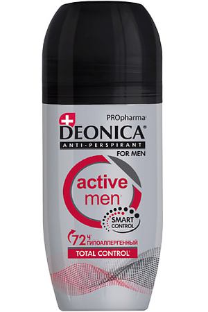 Deonica DEONICA Антиперспирант "ACTIVE MEN" PRO Pharma FOR MEN (ролик) 50.0