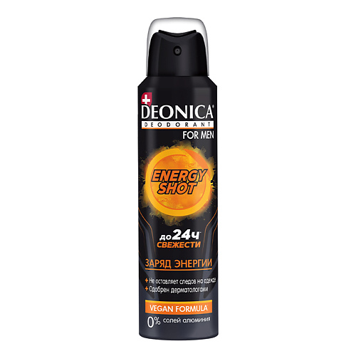 Где купить Deonica DEONICA Дезодорант ENERGУ  SHOT FOR MEN (Vegan Formula) (спрей) 150.0 Deonica 