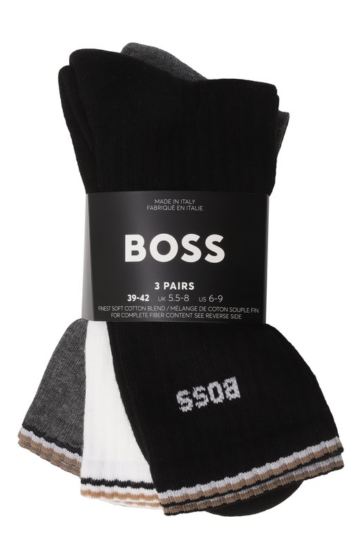 Где купить Комплект из трех пар носков BOSS Boss Hugo Boss 