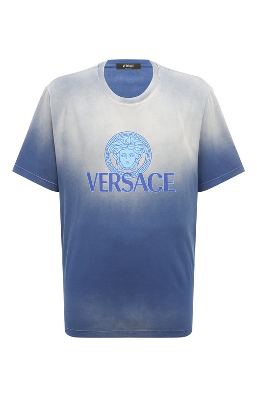 Где купить Хлопковая футболка Versace Versace 