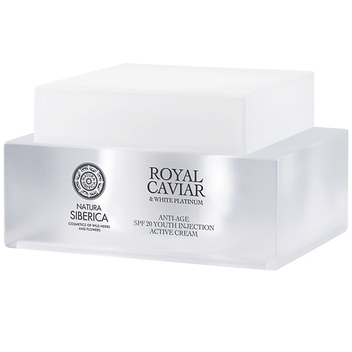 Где купить NATURA SIBERICA Крем для лица пептидный Инъекция молодости ROYAL CAVIAR SPF20 anti-age Natura Siberica 