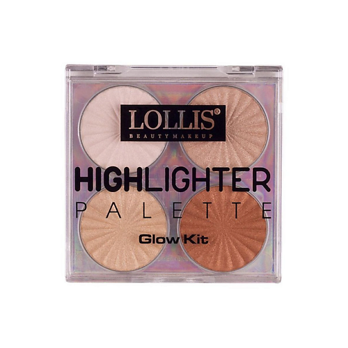 Где купить LOLLIS Хайлайтер для лица Highlighter Palette Glow Kit LOLLIS 