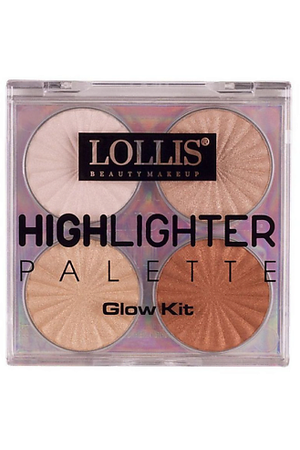 LOLLIS Хайлайтер для лица Highlighter Palette Glow Kit