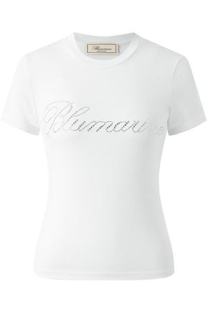 Хлопковая футболка Blumarine