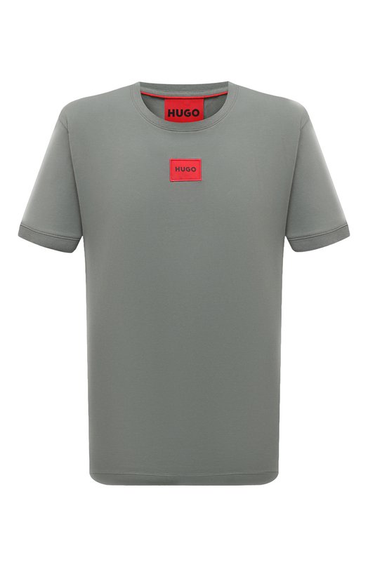 Где купить Хлопковая футболка HUGO Hugo Hugo Boss 