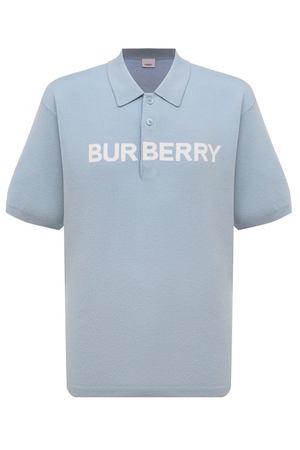 Поло из шерсти и хлопка Burberry