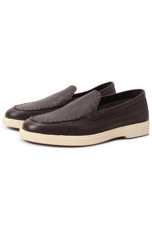 Кожаные лоферы Santoni