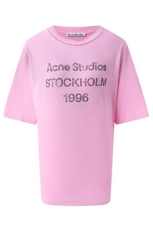 Хлопковая футболка Acne Studios