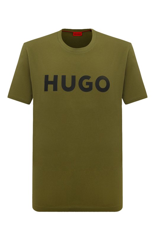 Где купить Хлопковая футболка HUGO Hugo Hugo Boss 