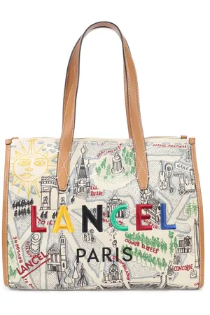 Сумка текстильная Lancel Tot LANCEL